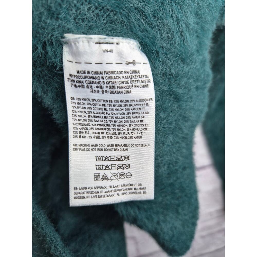 Vans X Curren X Knost Cardigan Teal Unisex Size Medium Thalia Pilgrim Saturday's - Picture 9 of 9